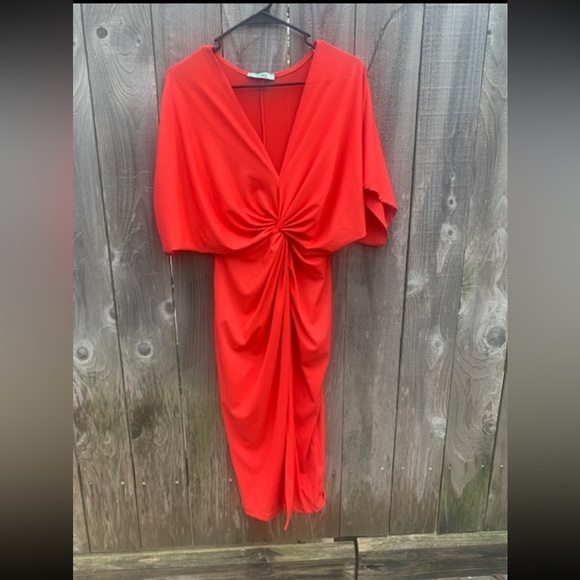 Red modern dress medium Karlie - Picture 1 of 4